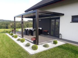nowoczesna pergole aluminiowe tarasowa